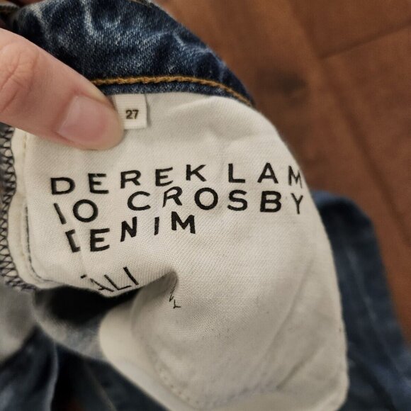 Derek Lam Crosby women's cotton high rise skinny blue jeans in size 27 - Picture 7 of 11